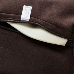 Amortecedor com memória de forma com elevação traseira em lã completa Acavallo Castanho