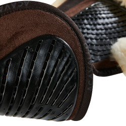Amortecedor com memória de forma com elevação frontal e traseira Acavallo Marrom / natural Castanho