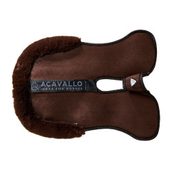 Amortecedor de memória de forma pad Piuma Acavallo Castanho / castanho