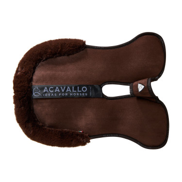 Amortecedor de memória de forma pad Piuma Acavallo Castanho / castanho