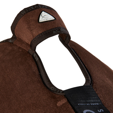 Amortecedor de memória de forma pad Piuma Acavallo Castanho / castanho