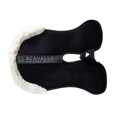 Amortecedor de memória de forma pad Piuma Acavallo Preto / natural Amortecedor de memória de forma pad Piuma Acavallo Preto / natural
