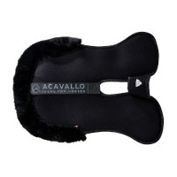 Amortecedor de memória de forma pad Piuma Acavallo Preto / preto