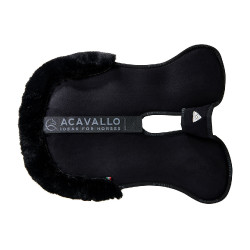 Amortecedor de memória de forma pad Piuma Acavallo Preto / preto