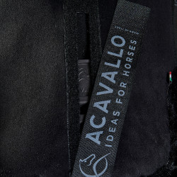 Amortecedor de memória de forma pad Piuma Acavallo Preto / preto