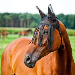 Máscara anti-moscas Horze com gorro Máscara anti-moscas Horze com gorro