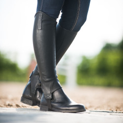 Mini-chaps Desta Horze Supreme em couro sintético Mini-chaps Desta Horze Supreme em couro sintético