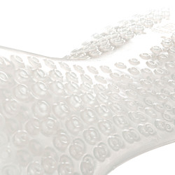 Amortecedor massageador em gel com elevação frontal e traseira Acavallo Transparente