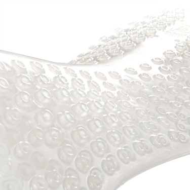 Amortecedor massageador em gel com elevação frontal e traseira Acavallo Transparente