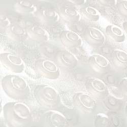 Amortecedor massageador em gel com elevação frontal e traseira Acavallo Transparente