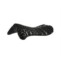 Amortecedor massageador em gel com elevação frontal e traseira Acavallo Preto