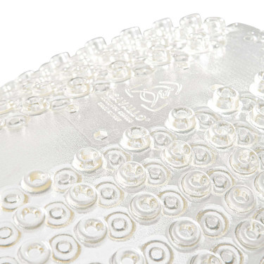 Amortecedor massageador em gel com elevação traseira Acavallo Transparente