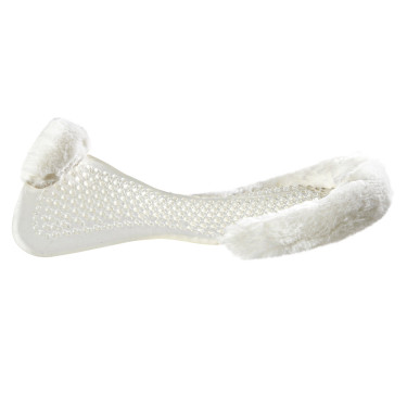 Amortecedor massageador em gel com recorte em lã de carneiro Acavallo Amortecedor massageador em gel com recorte em lã de carneiro Acavallo