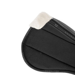 Amortecedor em lã ecológica Equestro Preto / preto / branco