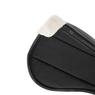 Amortecedor em lã ecológica Equestro Preto / preto / branco