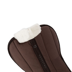 Amortecedor em lã ecológica Equestro Castanho / castanho / branco