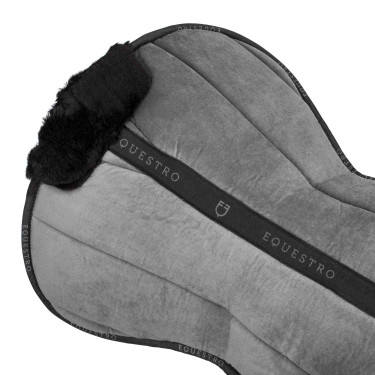 Amortecedor em lã ecológica Equestro Cinza / preto Cinzento