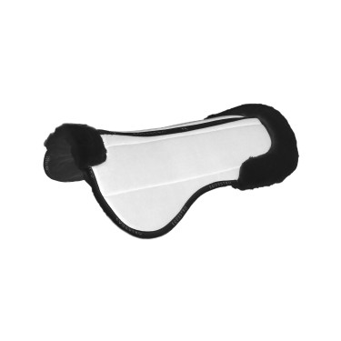 Amortecedor em lã ecológica Equestro Branco / preto