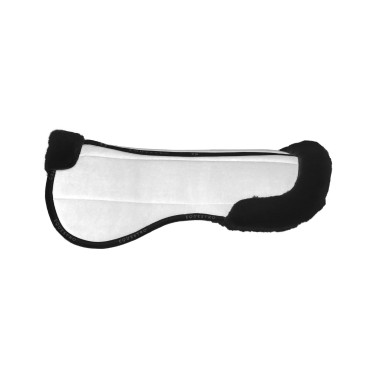 Amortecedor em lã ecológica Equestro Branco / preto