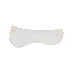 Amortecedor em lã ecológica Equestro Branco / branco