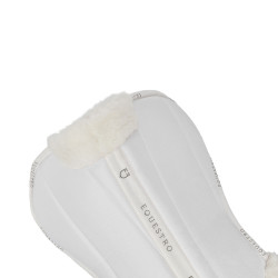 Amortecedor em lã ecológica Equestro Branco / branco