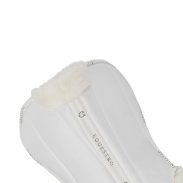 Amortecedor em lã ecológica Equestro Branco / branco