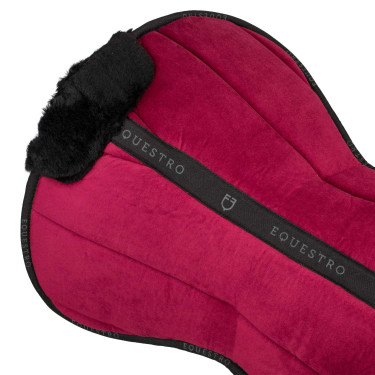 Amortecedor em lã ecológica Equestro Vinho / preto Vermelho