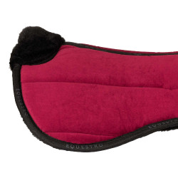 Amortecedor em lã ecológica Equestro Vinho / preto Vermelho