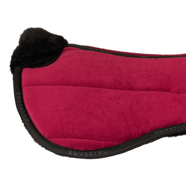 Amortecedor em lã ecológica Equestro Vinho / preto Vermelho