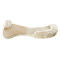 Amortecedor em gel com elevação frontal completo em lã de carneiro Acavallo Transparente / natural