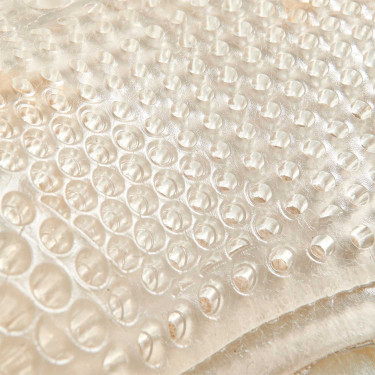 Amortecedor em gel com elevação frontal completo em lã de carneiro Acavallo Transparente / natural