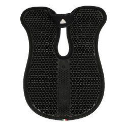 Amortecedor de gel hexagonal fino 5mm com feltro Acavallo Preto