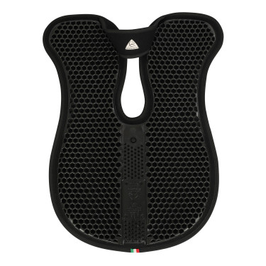 Amortecedor de gel hexagonal fino 5mm com feltro Acavallo Preto