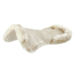 Amortecedor em gel com elevação traseira completa em lã de carneiro Acavallo Transparente / natural