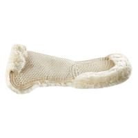 Amortecedor em gel com elevação traseira completa em lã de carneiro Acavallo Transparente / natural