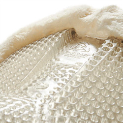 Amortecedor em gel com elevação traseira completa em lã de carneiro Acavallo Transparente / natural