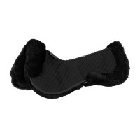 Amortecedor em algodão e lã de carneiro Equestro Preto / preto