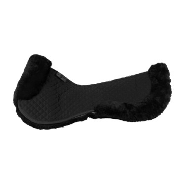 Amortecedor em algodão e lã de carneiro Equestro Preto / preto Amortecedor em algodão e lã de carneiro Equestro Preto / preto