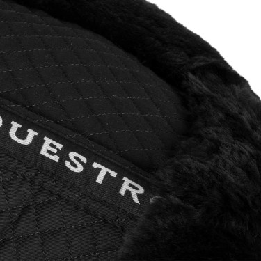 Amortecedor em algodão e lã de carneiro Equestro Preto / preto Amortecedor em algodão e lã de carneiro Equestro Preto / preto