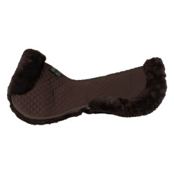 Amortecedor em algodão e lã de carneiro Equestro Castanho / castanho