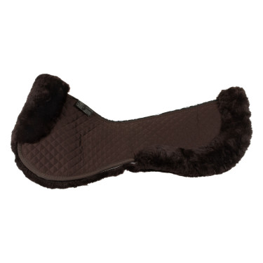 Amortecedor em algodão e lã de carneiro Equestro Castanho / castanho