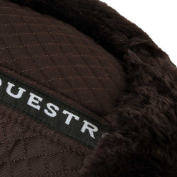 Amortecedor em algodão e lã de carneiro Equestro Castanho / castanho