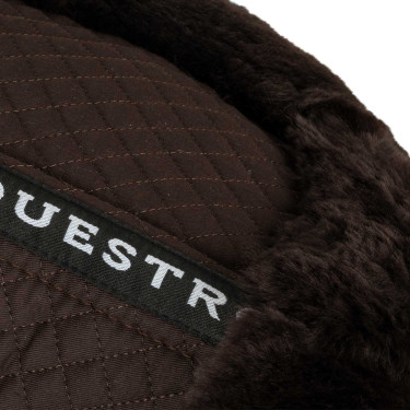 Amortecedor em algodão e lã de carneiro Equestro Castanho / castanho