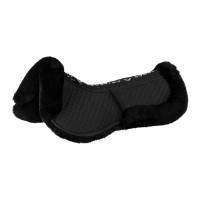 Amortecedor de algodão com bolsos e lã Equestro Preto / preto
