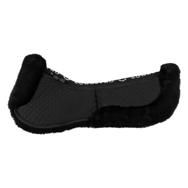 Amortecedor de algodão com bolsos e lã Equestro Preto / preto