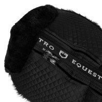 Amortecedor de algodão com bolsos e lã Equestro Preto / preto Amortecedor de algodão com bolsos e lã Equestro Preto / preto