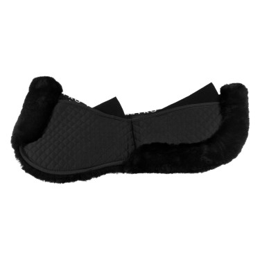 Amortecedor de algodão com bolsos e lã Equestro Preto / preto