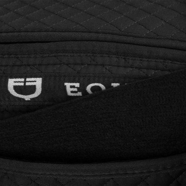 Amortecedor de algodão com bolsos e lã Equestro Preto / preto