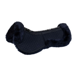 Amortecedor de algodão com bolsos e lã Equestro Azul / marinho