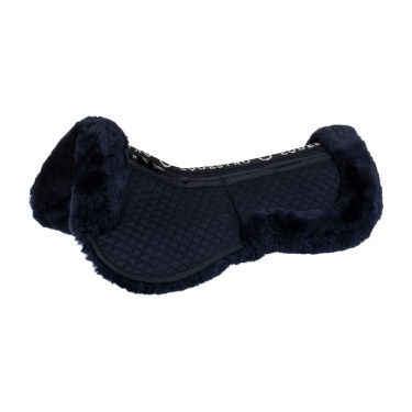 Amortecedor de algodão com bolsos e lã Equestro Azul / marinho